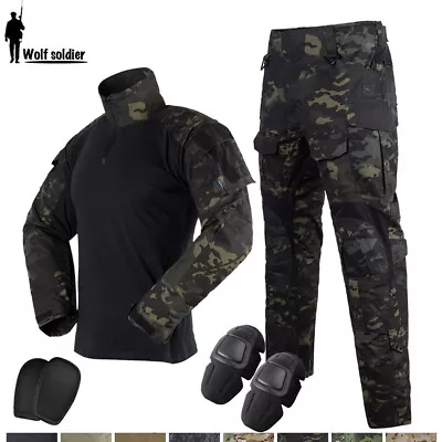 US Army Men's Tactical Shirt Pants GEN3 Military BDU Combat Uniform Hunting Camo • $83.59