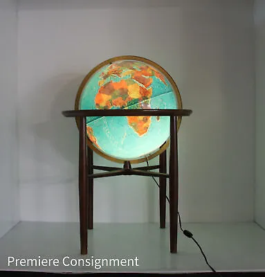Vintage Illuminating Replogle 16  World Horizon Series Light Up Globe On Stand • $379.99