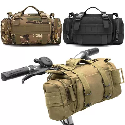 Waterproof Bicycle Handlebar Bag Bike Saddle Bag Frame Rear Front Accessories • $17.59