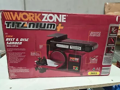 Workzone Titanium Pulse Belt Sander + Disc Sander - New In Box • $169