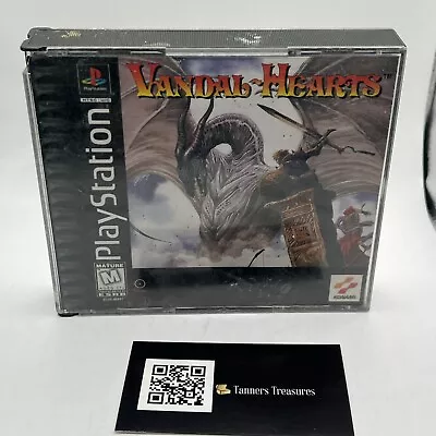 Vandal - Hearts (Sony PlayStation 1 1997) PS1 Tested. Case In Poor Condition • $49.99