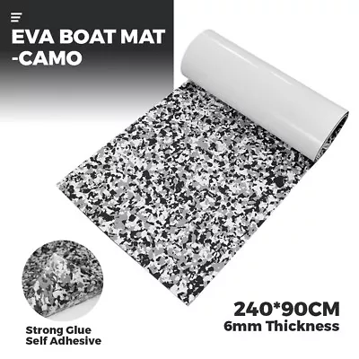 240x90 EVA Boat Teak Decking Flooring Sheet Camo Foam Pad Mat Yacht Marine Bevel • $49.03