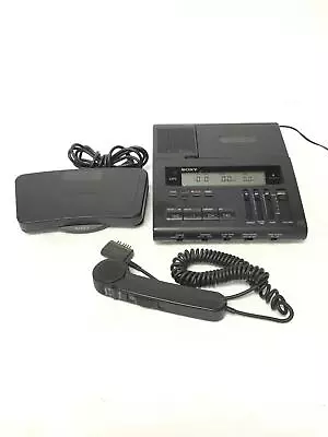 Sony BM-89 Microcassette Transcriber With Foot Pedal FS-85/Remote Control HU-80 • $84.99