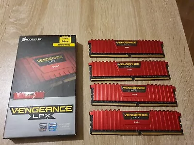Corsair Vengeance LPX  DDR4-3000  16GB  4x4 • £14.13