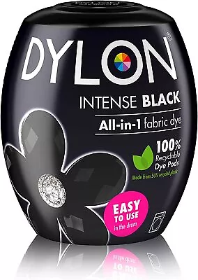 £8.49 • Buy Dylon Machine Dye Pod Intense Black 350g All-In-One Fabric Dye For Jeans Towel