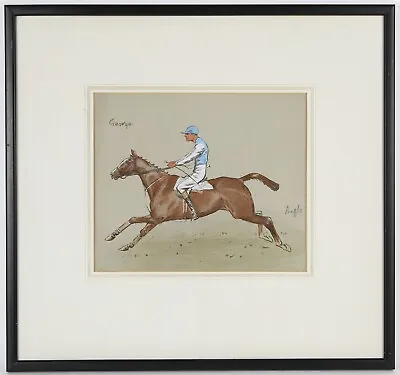 Snaffles Charles Johnson Payne 'george' Colour Horse Racing Print Signed • £500