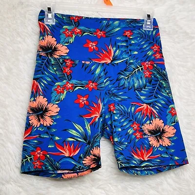 Pink Victoria’s Secret Women’s Size S/P  Hawaiian￼ Print Yoga Shorts • $8.99