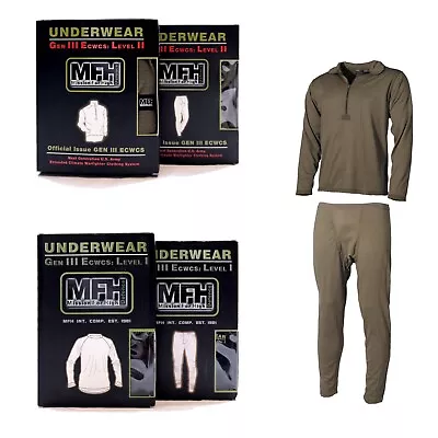 US ECWCS Military Fleece Thermal Gen 3 Level 1/2 Undershirt Underpants Underwear • $18.10