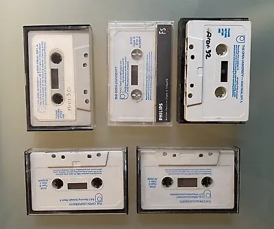 Open University Course A101  Etc MIXED Cassette Tapes X5  1980 S • £9.99