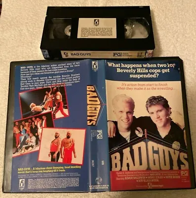 Bad Guys Ex-rental VHS Video Tape - Wrestling - WCW NWO WWF WWE AWA NWA. • $111