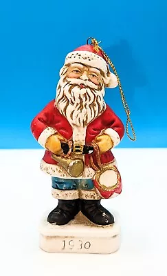 Memories Of SANTA Collection Santa Circa 1930 Made In 1989 Christmas Ornament • $11.31