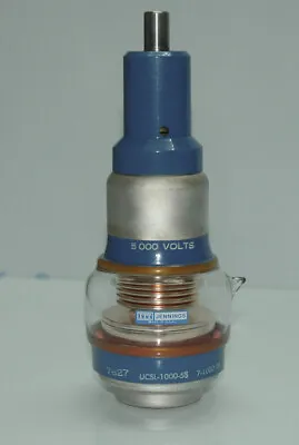 UCSL-1000-5S Jennings Variable Vacuum Capacitor 7-1000pF-5000V-5KV-NOS • $259