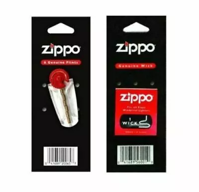 Zippo Lighter Flints And Wicks Set Genuine Original Wick Flint • $12.99