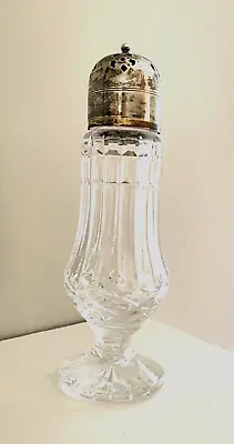 Waterford Crystal Sugar Shaker Muffineer Box Cut With EPNS Lid • $48.99