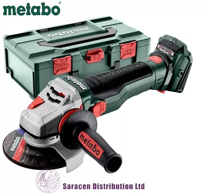 Metabo Wb 18 Ltx Bl 15-125 Quick Cordless Angle Grinder - 601730840 • £249