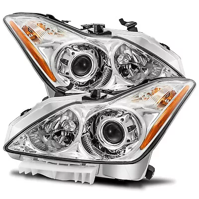 For 2008-2015 Infiniti G37/Q60 Chrome Projector Headlights LH/RH Replacement Set • $349.50