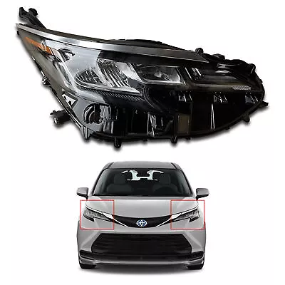 For 2021 2022 2023 Toyota Sienna Headlight Assembly Right Passenger 8111008100 • $297.95