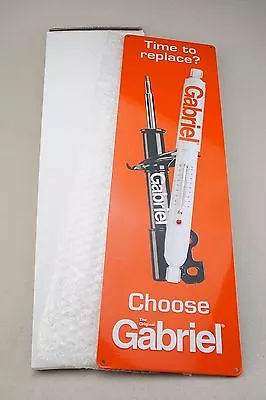 New IN THE BOX Gabriel Shocks Metal Promotional Advertising Thermometer 20  X 6  • $49.99