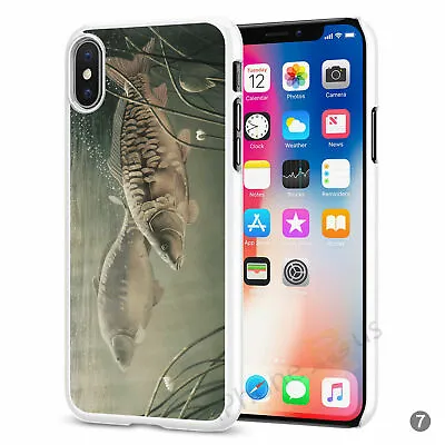 Carp Fishing Phone Case For All Top Mobile Phones IPhone Huawei 090-7 White • £5.90