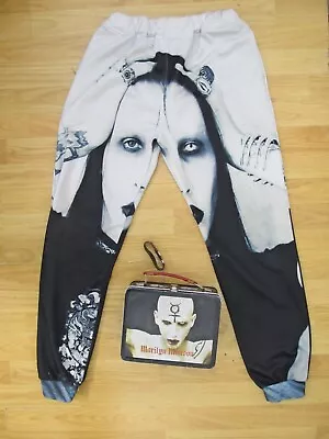Vintage Marilyn Manson Holywood Metal Lunch Box Jogger Bracelet  FAST SHIP • $99.95