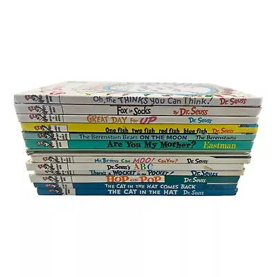 Dr Seuss Vintage 12 Book Lot  1950's-70's Hardcover Books • $21.95