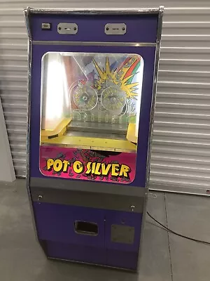POT O SILVER Quarter Coin Pusher Arcade Game Machine #4! Shipping Available! • $695