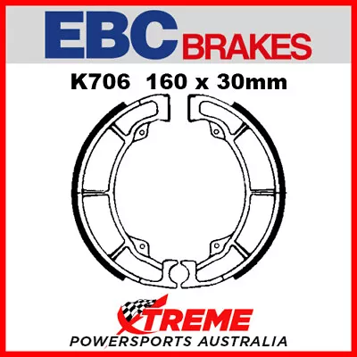 EBC Rear Brake Shoe Kawasaki W 650 1999-2005 K706 • $79.95