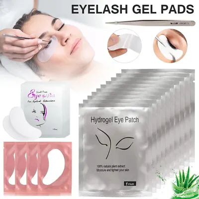 £3.29 • Buy Salon Eyelash Lash Extensions Under Eye Gel Pads Lint Free Patches Make Up Uk