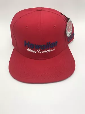 Hawaiian Island Creations HIC COLLEGIATE SNAP BACK HAT RED • $29