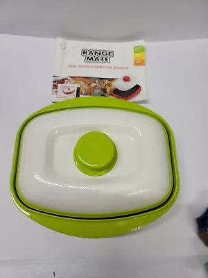 Rangemate 10  Microwave Oven Cooker Non Stick Grill Pan Lime Green • $19.99