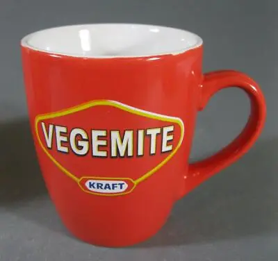 Kraft Red VEGEMITE Ceramic Coffee Mug Pottery • $14.95