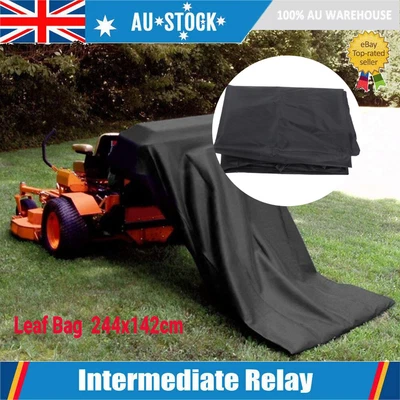 $19.99 • Buy 244x142cm Lawn Tractor Leaf Bag Grass Catcher Bag For Fast Leaf Collection