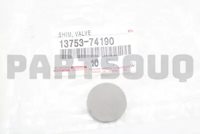 1375374190 Genuine Toyota SHIM VALVE ADJUSTING 13753-74190 • $6.19