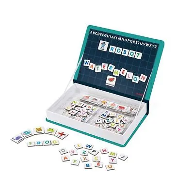 Janod Alphabet MagnetiBook 3-8yrs Educational Spelling Toy • £19.49