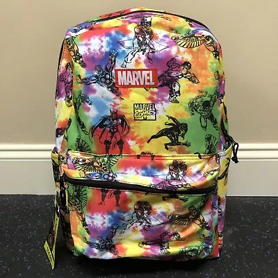 NWT Marvel Comics Boys Girls Super Heroes Backpack Tie Dye Ships Fast • $10