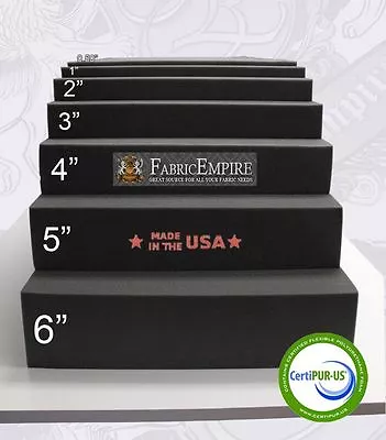 $56.50 • Buy 40 X82  Firm Rubber Foam Sheet Premium Seats Cushion Upholstery USA MADE - NF33