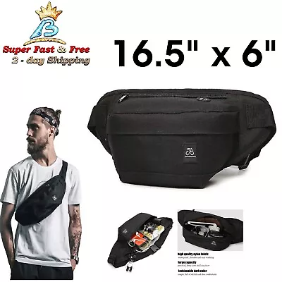 Rinonera Para Mujer Hombre Canguro Bolso La Cintura Carteras De Fanny Packs Bag • $23.80