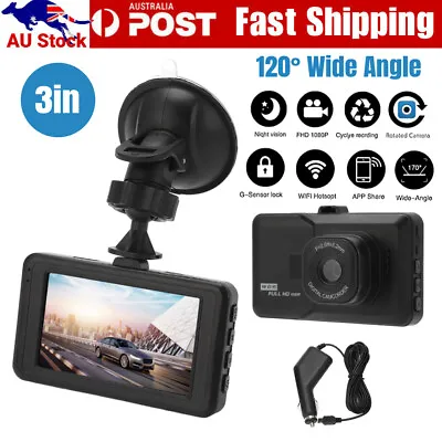 $19.63 • Buy 1080P Dashcam WIFI Car Dash Camera Monitor Video Recorder Night Vision Recorder