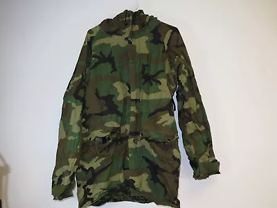 $39.99 • Buy Military Surplus Orc Industries Improved Rainsuit Parka Jacket Woodland Small S