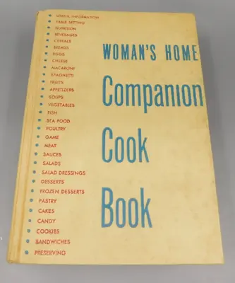 Women's Home Companion Cook Book 1955 Vintage Hardcover Book Cooking Cookbook • $39.95