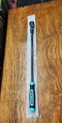 *NEW* Matco Tools 1/2 Locking Flex Head Ratchet 27 Inch Teal USA Made • $253