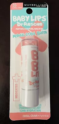 Maybelline Baby Lips Dr Rescue Medicated Lip Balm Coral Crave • $5