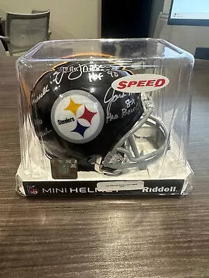 Ham Lambert Russell Autographed Pittsburgh Steelers Mini Helmet-Beckett W Holo • $175