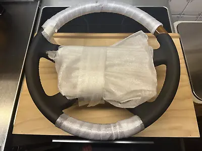 Wooden Leather Steering Wheel Mercedes-Benz W 124 201 R 107 SL 200 300 E CE Convertible Extra • £503.51