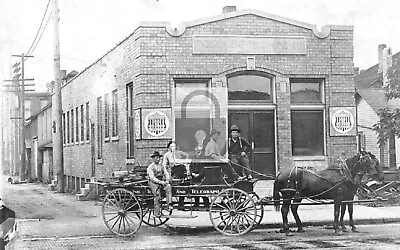Independent Telephone Company Wagon Streator Illinois IL - 11x17 Canvas Poster • $15.99