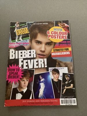 $20 • Buy Justin Bieber Fever - 8 Page Poster + 6 Colour Posters