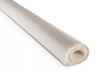 Crepe Paper Roll 90g (50 X 150cm) White (shade 350) • £2.50