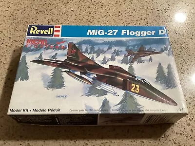 Vintage Revell Micro Fighters MiG-27 Flogger D 1:144 Scale Model Kit • $12.95