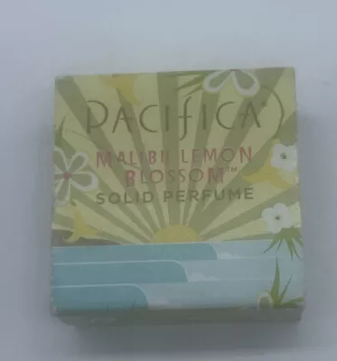 NEW Pacifica Malibu Lemon Blossom Solid Perfume 0.33oz/10g Rare • $64.77