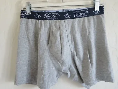 Penguin Original By Munsingwear Men's Boxer Brief Gray Medium. Nwot • $10.99